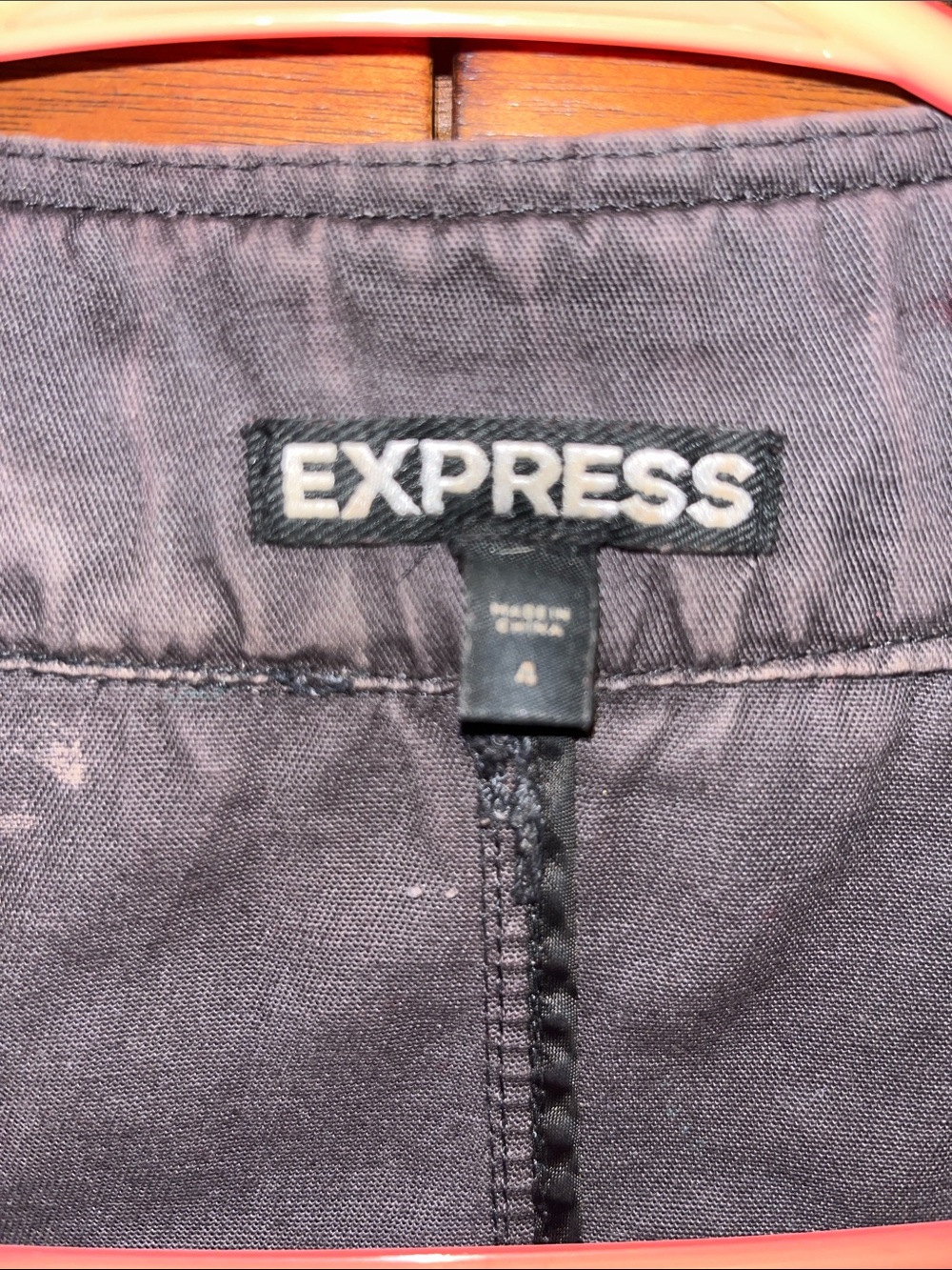 Express Women’s Gray Zip-Front Jacket - Picture 2 of 4